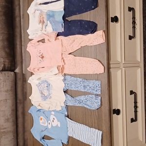 Four pairs of pajamas